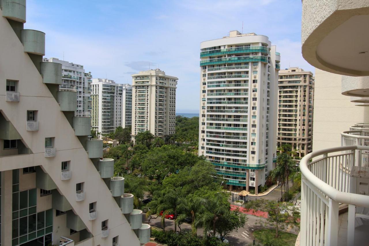 Barra Da Tijuca - 9 - Flat Premium Com Cozinha, Fogao Cooktop, Geladeira Grande, Smart Tv Grande, Lindo E Muitissimo Confortavel, Balsa Para A Praia Gratis E Estacionamento Gratuito Rio de Janeiro Eksteriør billede