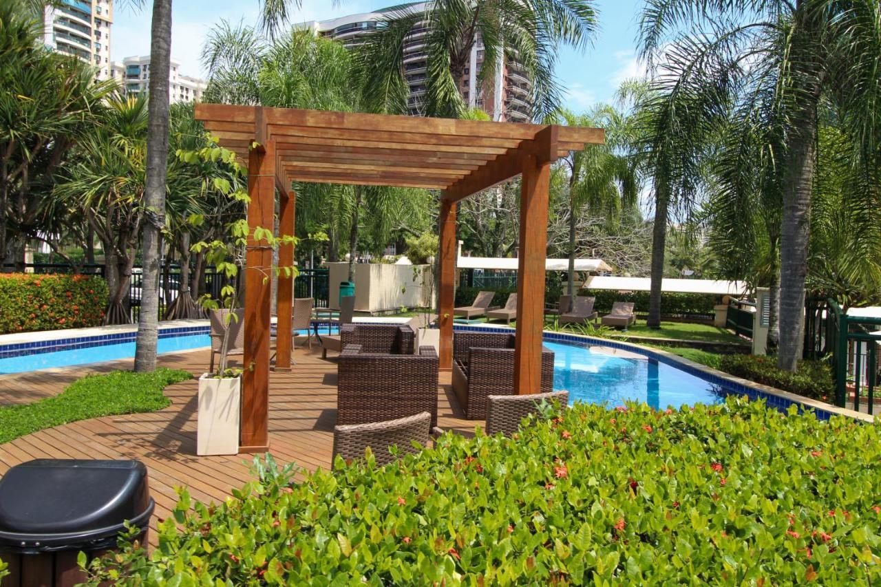Barra Da Tijuca - 9 - Flat Premium Com Cozinha, Fogao Cooktop, Geladeira Grande, Smart Tv Grande, Lindo E Muitissimo Confortavel, Balsa Para A Praia Gratis E Estacionamento Gratuito Rio de Janeiro Eksteriør billede
