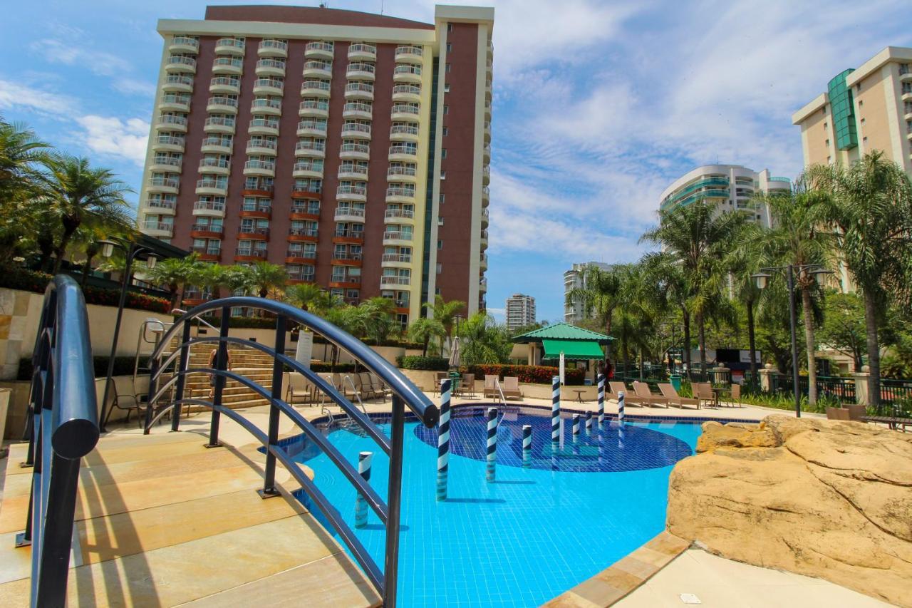 Barra Da Tijuca - 9 - Flat Premium Com Cozinha, Fogao Cooktop, Geladeira Grande, Smart Tv Grande, Lindo E Muitissimo Confortavel, Balsa Para A Praia Gratis E Estacionamento Gratuito Rio de Janeiro Eksteriør billede