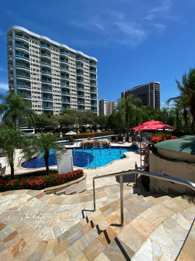 Barra Da Tijuca - 9 - Flat Premium Com Cozinha, Fogao Cooktop, Geladeira Grande, Smart Tv Grande, Lindo E Muitissimo Confortavel, Balsa Para A Praia Gratis E Estacionamento Gratuito Rio de Janeiro Eksteriør billede